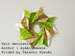 Origami Unit decoration C, Author : Ayako Kawate, Folded by Tatsuto Suzuki